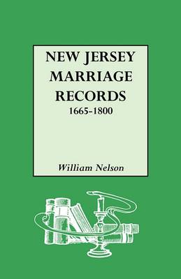 Book cover for New Jersey Marriage Records, 1665-1800