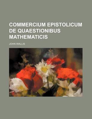 Book cover for Commercium Epistolicum de Quaestionibus Mathematicis