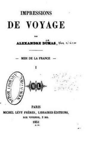 Cover of Impressions de voyage - Midi de la France, I