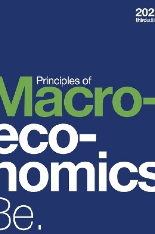 Cover of Principles of Macroeconomics 3e (paperback, b&w)