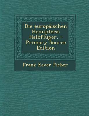 Book cover for Die Europaischen Hemiptera