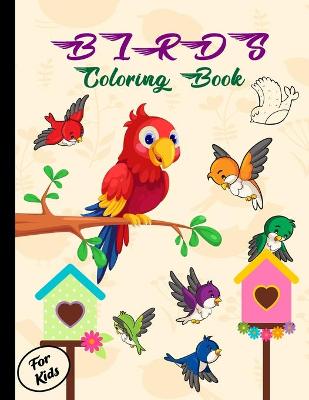 Book cover for Birds Coloring Book for Kids