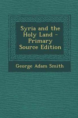 Cover of Syria and the Holy Land