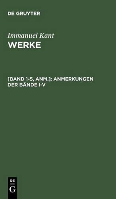 Book cover for Anmerkungen der Bande I-V