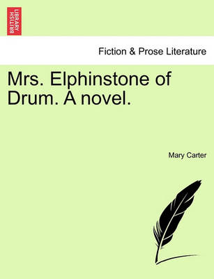 Book cover for Mrs. Elphinstone of Drum