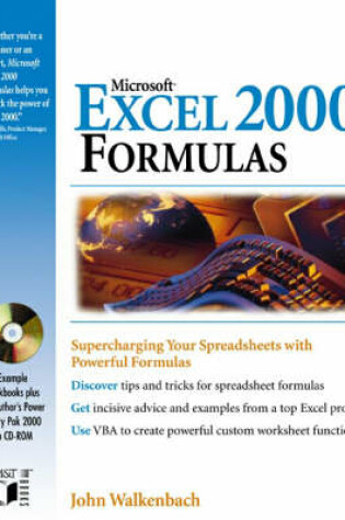 Cover of Microsoft Excel 2000 Formulas