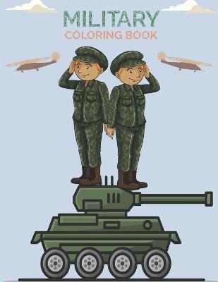 Book cover for Military Coloring Book