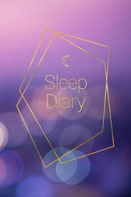 Book cover for Sleep Diary Purple Lights