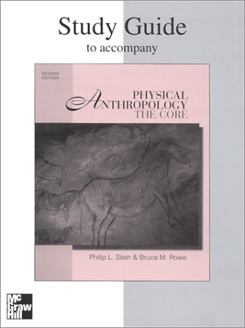 Book cover for Study Guide for Use with Physical Anthropology:Core