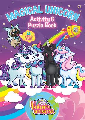 Book cover for Magical Unicorn Activity & Puzzle Book