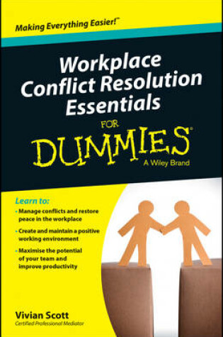 Cover of Workplace Conflict Resolution Essentials For Dummies