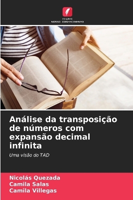 Book cover for Análise da transposição de números com expansão decimal infinita