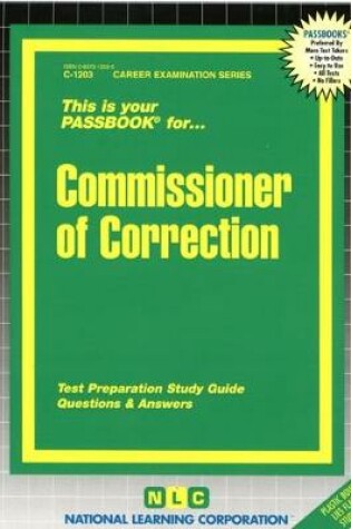 Cover of Commissioner of Correction