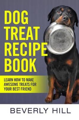 Book cover for Dog Treat Recipe Book