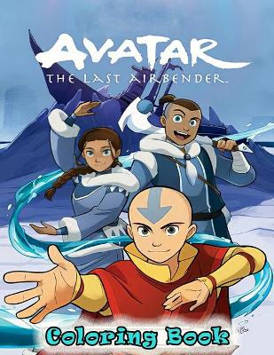 Book cover for Avatar The Last Airbender Coloring Book