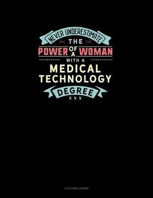 Book cover for Never Underestimate The Power Of A Woman With A Medical Technology Degree