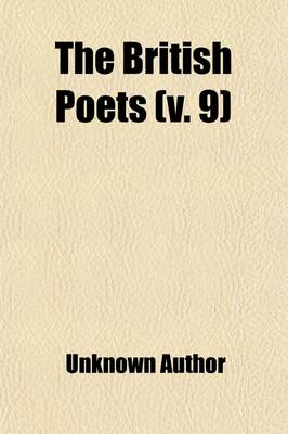 Book cover for The British Poets (Volume 9)