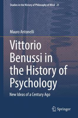 Book cover for Vittorio Benussi in the History of Psychology