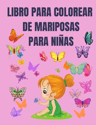 Book cover for Libro para Colorear de Mariposas para ninas