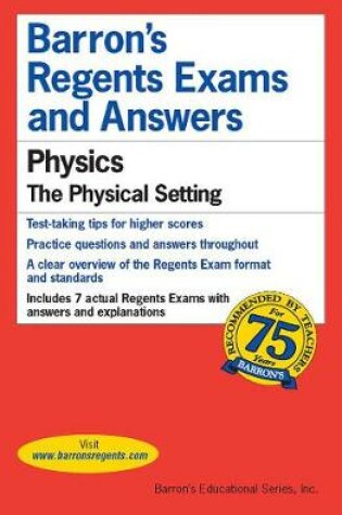 Cover of Regents Exams and Answers: Physics