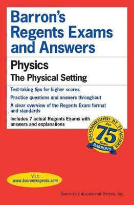 Book cover for Regents Exams and Answers: Physics