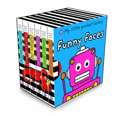 Book cover for My Little Pocket Library - Funny Faces