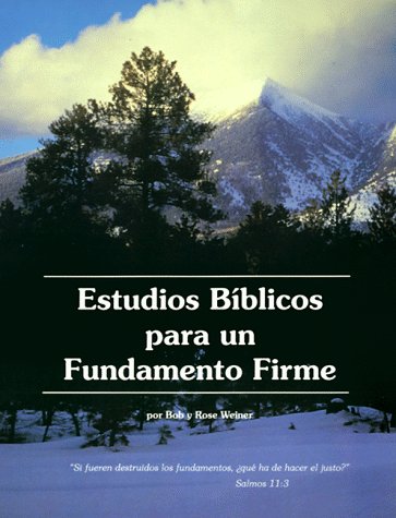 Book cover for Estudios Biblicos Para Un Fundamento Firme