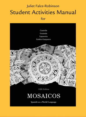 Book cover for Student Activities Manual for Mosaicos