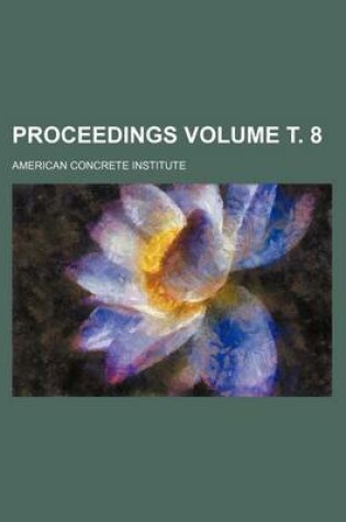 Cover of Proceedings Volume . 8