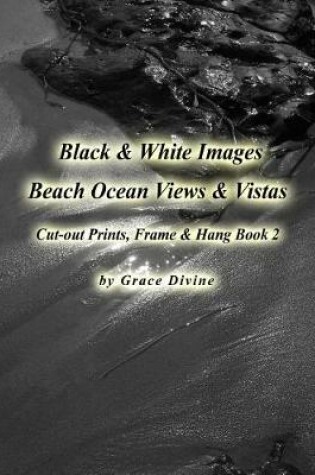 Cover of Black & White Beach Ocean Views & Vistas Cut-out Prints, Frame & Hang Book 2