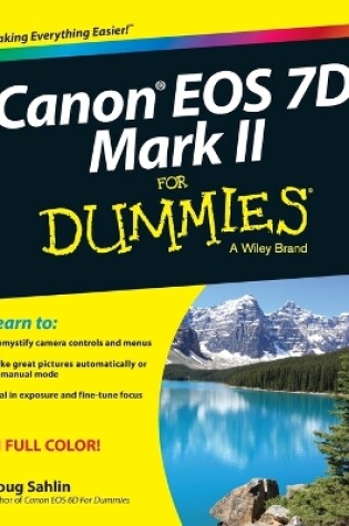Cover of Canon EOS 7D Mark II For Dummies