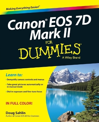 Book cover for Canon EOS 7D Mark II For Dummies