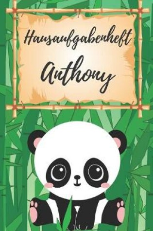 Cover of Hausaufgabenheft Anthony