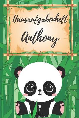 Book cover for Hausaufgabenheft Anthony