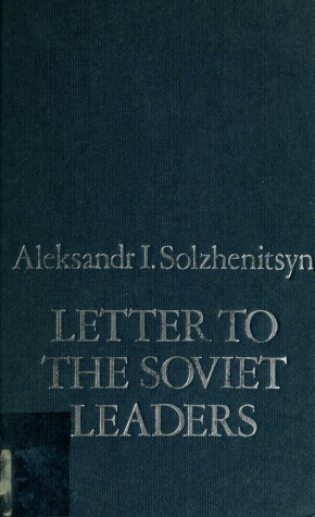 Book cover for Letter to the Soviet Leaders