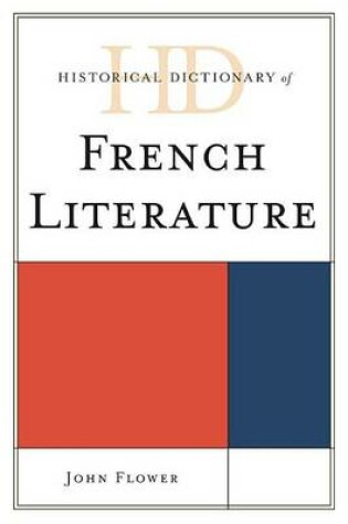Cover of Historical Dictionary of French Literature