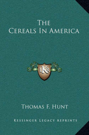 Cover of The Cereals in America