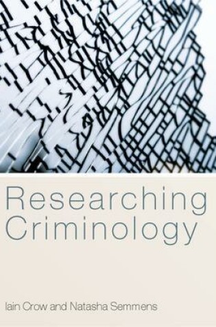 Cover of Researching Criminology