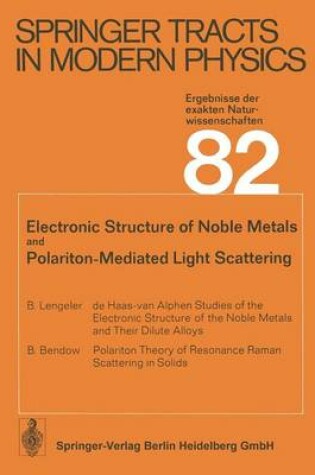 Cover of Electronic Structure of Noble Metals and Polariton-Mediated Light Scattering