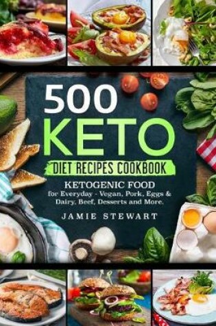 Cover of 500 Keto Diet Recipes Cookbook