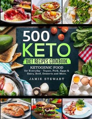 Book cover for 500 Keto Diet Recipes Cookbook