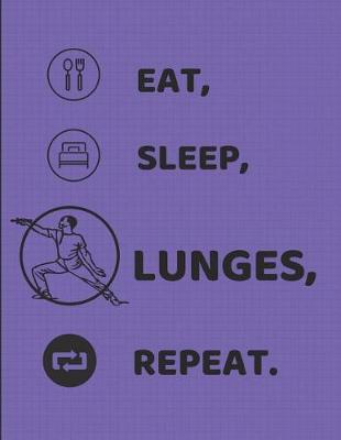 Book cover for Eat Sleep Lunges Repeat