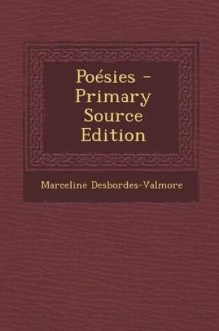 Cover of Poesies