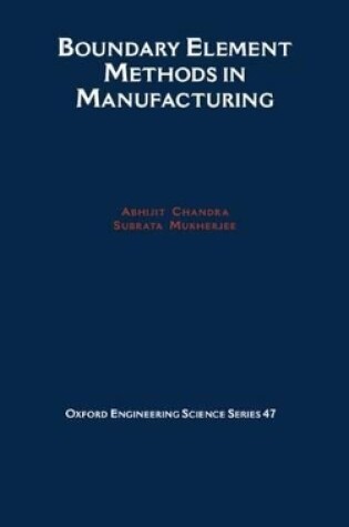 Cover of Boundary Element Methods in Manufacturing