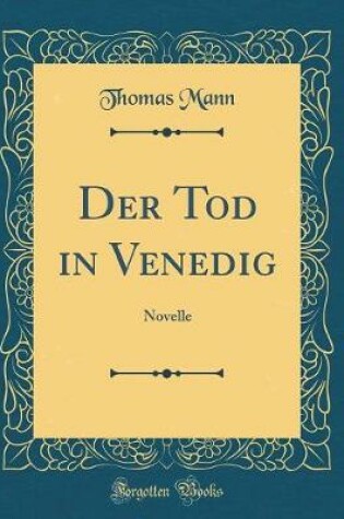 Cover of Der Tod in Venedig