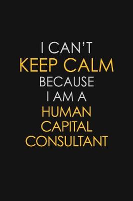 Book cover for I Can't Keep Calm Because I Am A Human Capital Consultant