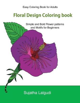 Book cover for Easy Coloring Book For Adults