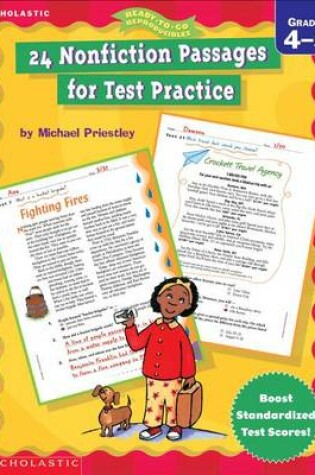 Cover of 24 Nonfiction Passages for Test Practice