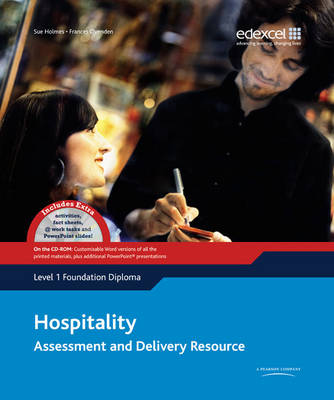 Book cover for Edexcel Diploma Level 1 Foundation Diploma Hospitality Assessment and Delivery Resource