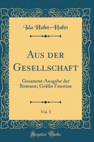 Cover of Aus Der Gesellschaft, Vol. 3